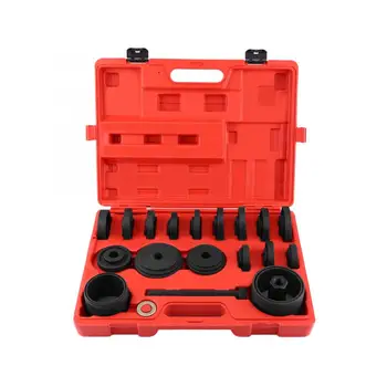 23Pcs Hand Tool Set Master Set Front Wheel Hub Drive Bearing Removal Install Service Tool Kit
23Pcs Hand Tool Set Master Set Front Wheel Hub Drive Bearing Removal Install Service Tool Kit