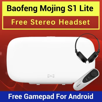 

New Baofeng Mojing S1 3D Glasses Virtual Reality Glasses VR Headset 110 Fresnel Lens + Bluetooth Remote Controls for Smartphone