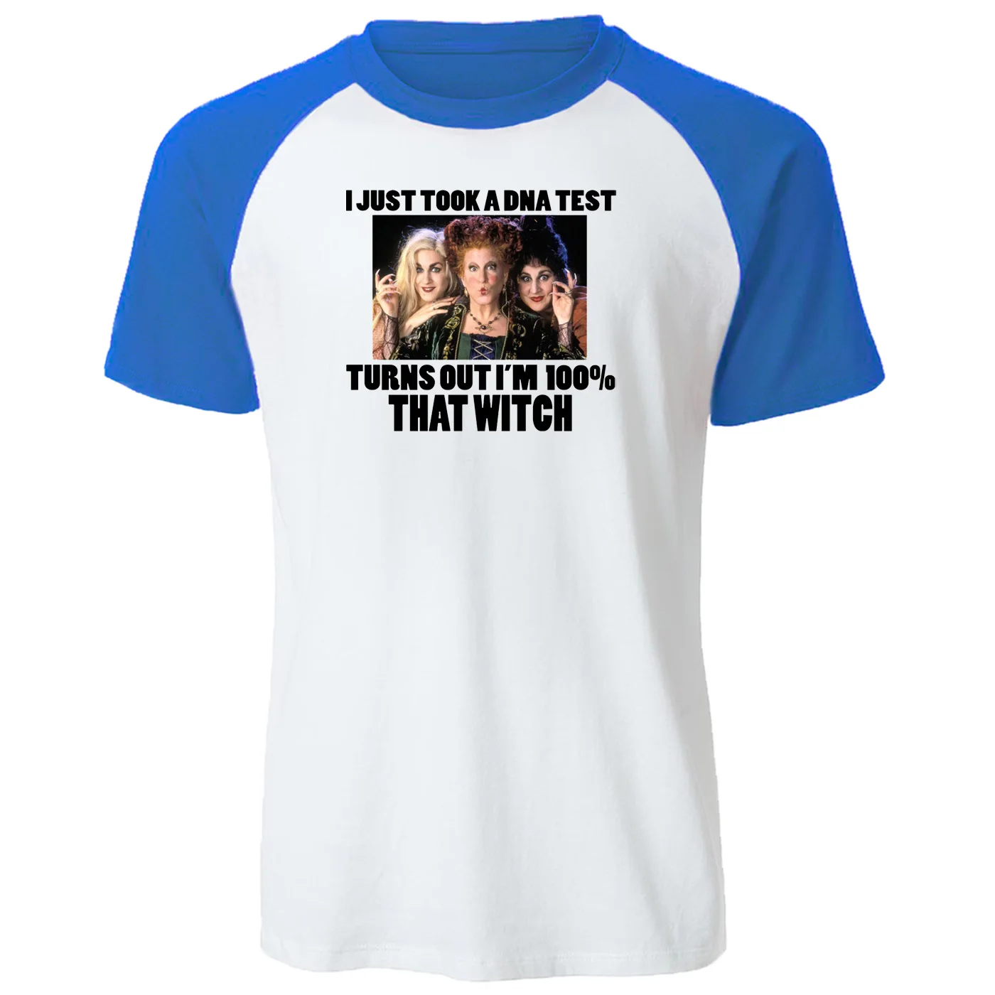 Hocus Pocus T-Shirt I Just Took A DNA Test Turns Out I'm 100% That Witch T Shirt Cotton Tops Men Raglan Short Sleeve Tee Shirt
Hocus Pocus T-Shirt I Just Took A DNA Test Turns Out I'm 100% That Witch T Shirt Cotton Tops Men Raglan Short Sleeve Tee Shirt