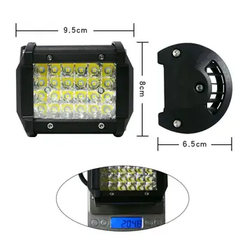 1/2 Pcs 24 Led 4 Row 6000K Work Light 72W Automobile LED Spotlight SUV Motorcycle Headlight Strip Light IP67 Waterproof Dropship
1/2 Pcs 24 Led 4 Row 6000K Work Light 72W Automobile LED Spotlight SUV Motorcycle Headlight Strip Light IP67 Waterproof Dropship