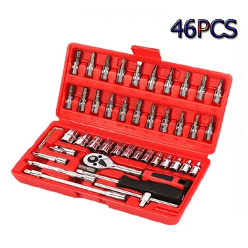 Car Repair Tools Set Socket Wrench Tools Hand Tools Key Ratchet Wrenchs Universal Socket Wrench for Bicycles Car
Car Repair Tools Set Socket Wrench Tools Hand Tools Key Ratchet Wrenchs Universal Socket Wrench for Bicycles Car