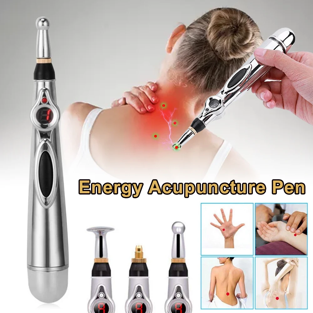Electronic Acupuncture Pen Electric Meridians Laser Therapy Heal Massage Pen Meridian Energy Pen Relief Pain Tool Massage Tools
Electronic Acupuncture Pen Electric Meridians Laser Therapy Heal Massage Pen Meridian Energy Pen Relief Pain Tool Massage Tools