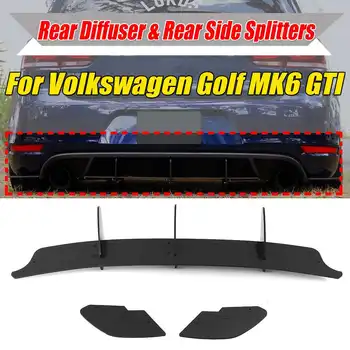 High Quality Car Rear Bumper Diffuser Lip with Spoiler Splitters For Volkswagen For VW For Golf MK6 GTI 2008 2009 2010 2011 2012 
High Quality Car Rear Bumper Diffuser Lip with Spoiler Splitters For Volkswagen For VW For Golf MK6 GTI 2008 2009 2010 2011 2012