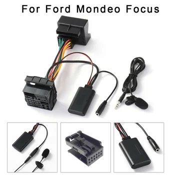 150CM Stereo Bluetooth Aux-in Audio Cable Harness Adapter For Ford Mondeo Focus Durable And Practical To Use
150CM Stereo Bluetooth Aux-in Audio Cable Harness Adapter For Ford Mondeo Focus Durable And Practical To Use