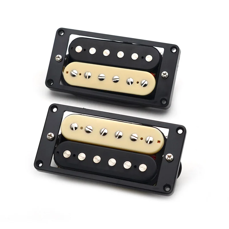 Guitar Pickup Zebra Faced Humbucker Double Coil Electric Guitar Pickups 50/52mm with installing Frame Guitar Accessories
Guitar Pickup Zebra Faced Humbucker Double Coil Electric Guitar Pickups 50/52mm with installing Frame Guitar Accessories