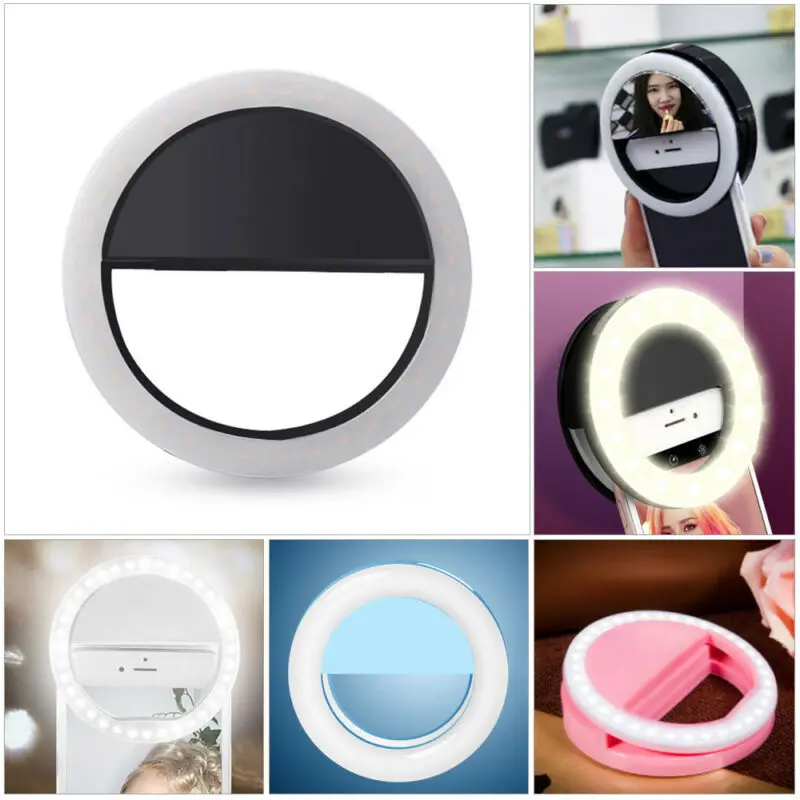 High Quality Plastic LED Ring Fill Light Universal fit cellphones in thickness within 1.4cm
High Quality Plastic LED Ring Fill Light Universal fit cellphones in thickness within 1.4cm