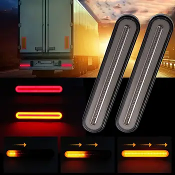 2PCS 100LED Brake Tail Light Two-Color Light Guide Truck Modified Tail Light Turn Signal
2PCS 100LED Brake Tail Light Two-Color Light Guide Truck Modified Tail Light Turn Signal