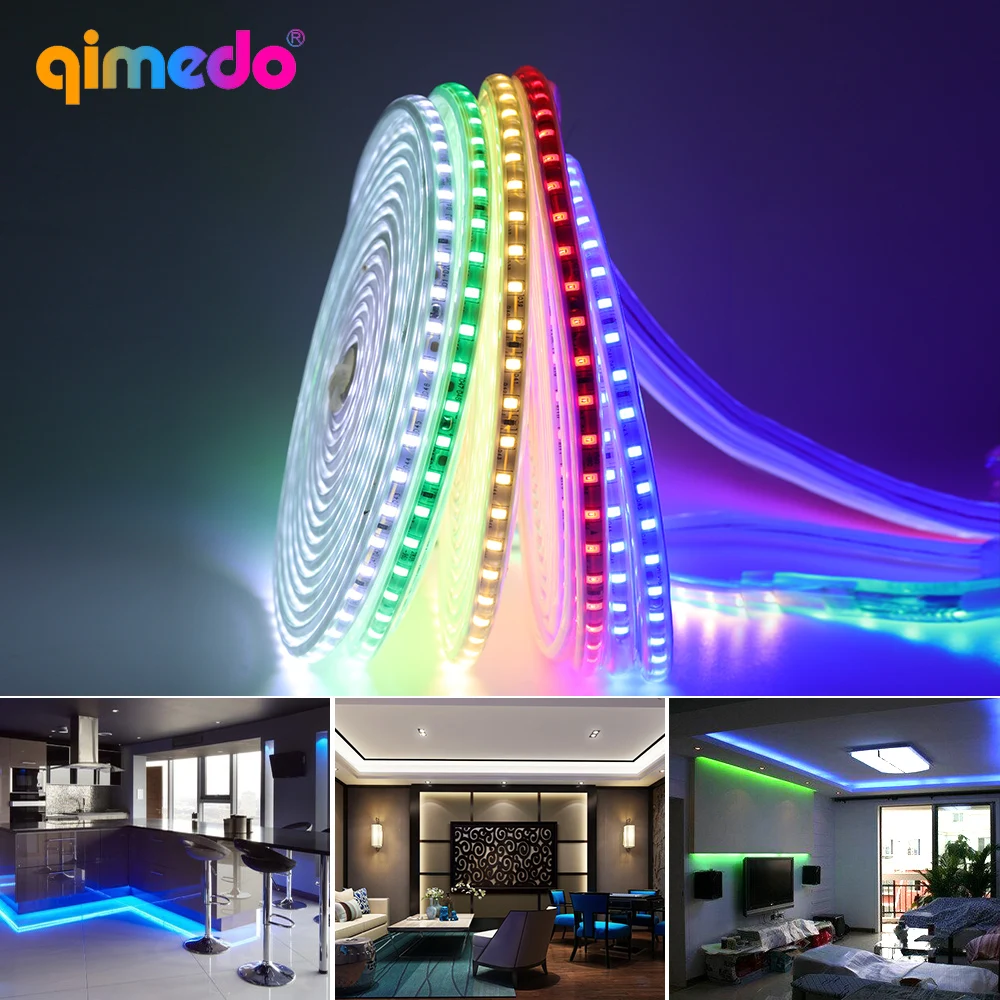 AC 220V Flexible LED Strip SMD 2835 High Brightness 96LEDs/m LED Ribbon Light Waterproof Home Kitchen Outdoor Garden Decoration
AC 220V Flexible LED Strip SMD 2835 High Brightness 96LEDs/m LED Ribbon Light Waterproof Home Kitchen Outdoor Garden Decoration
