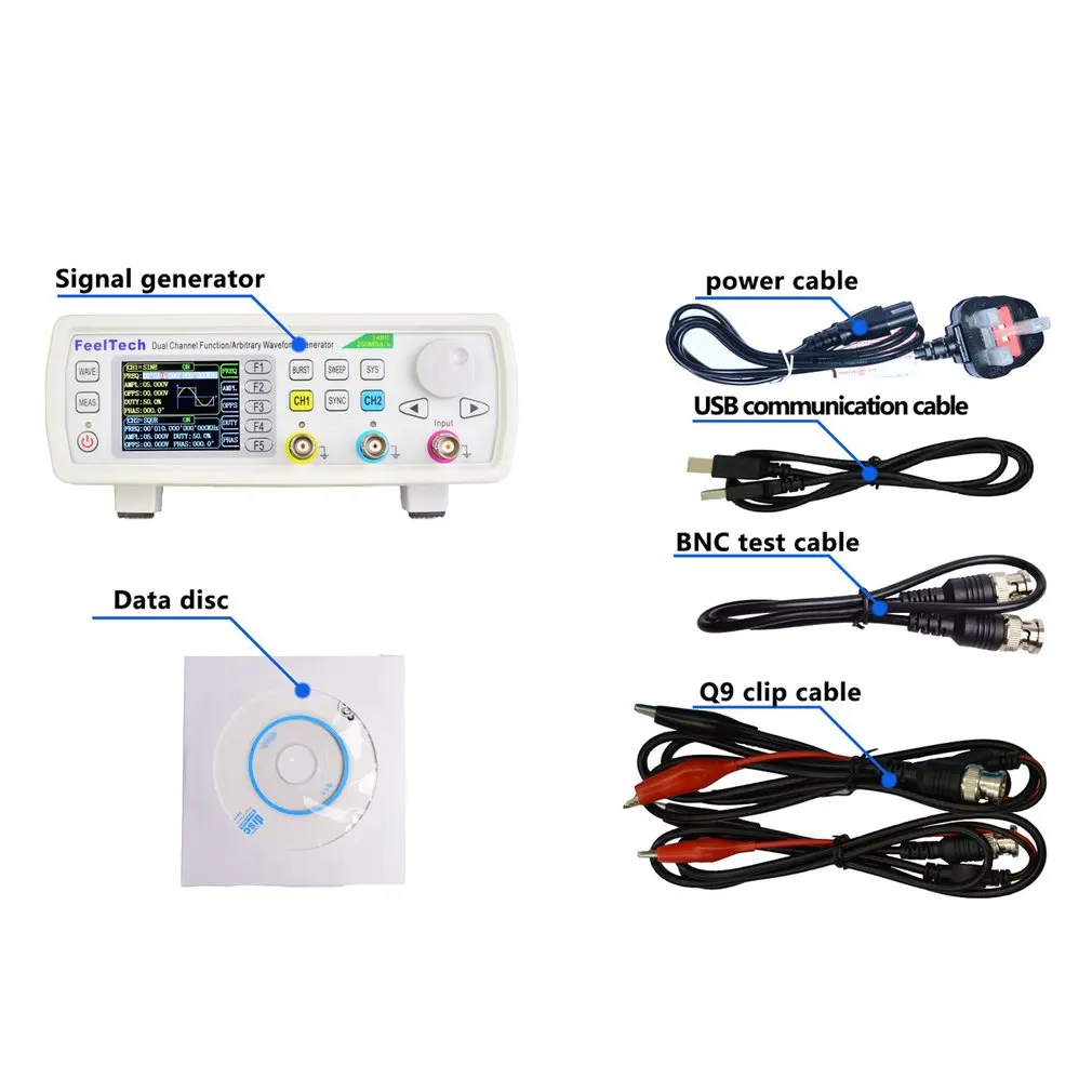 FY3200S 20MHZ Digital DDS Dual-channel Function Signal Source Generator Arbitrary Waveform/Pulse Frequency Meter Sale
FY3200S 20MHZ Digital DDS Dual-channel Function Signal Source Generator Arbitrary Waveform/Pulse Frequency Meter Sale