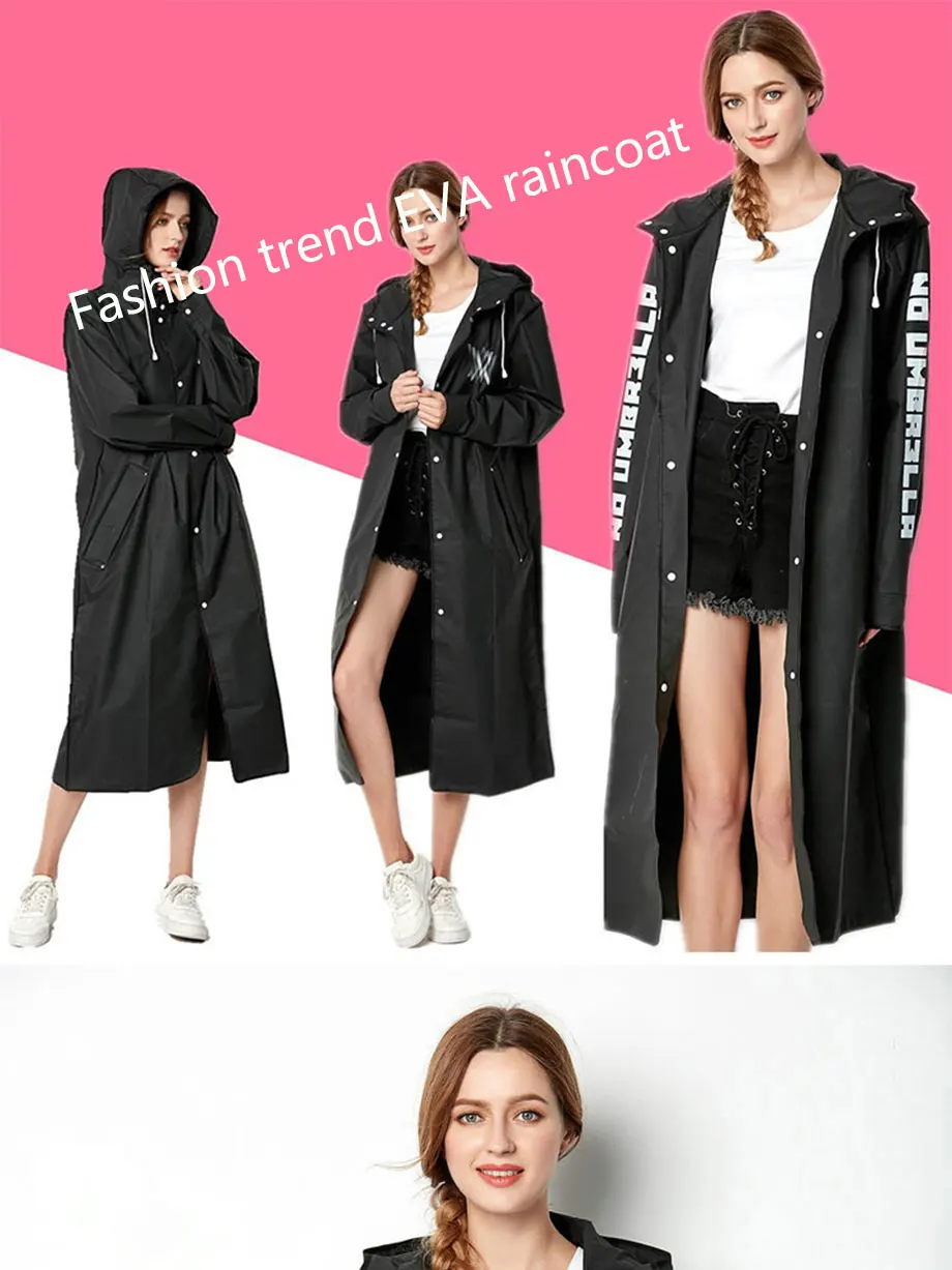 EVA Women Raincoat Rainwear Men Rain Coat Impermeable Capa de Chuva Chubasquero Poncho Japan Waterproof Rain Cape Cover Hooded EVA Women Raincoat Rainwear Men Rain Coat Impermeable Capa de Chuva Chubasquero Poncho Japan Waterproof Rain Cape Cover Hooded