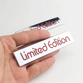 2PCS Limited Edition Red Letters Sticker For Car Trunk Chrome Plate Badge Emblem Decal Auto Parts Exterior Decoration
2PCS Limited Edition Red Letters Sticker For Car Trunk Chrome Plate Badge Emblem Decal Auto Parts Exterior Decoration