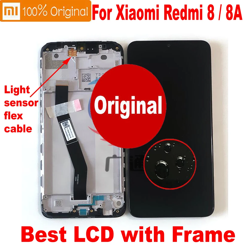 Оригинальный новый рабочий ЖК-дисплей для Xiaomi Redmi 8A 10-точечная сенсорная панель