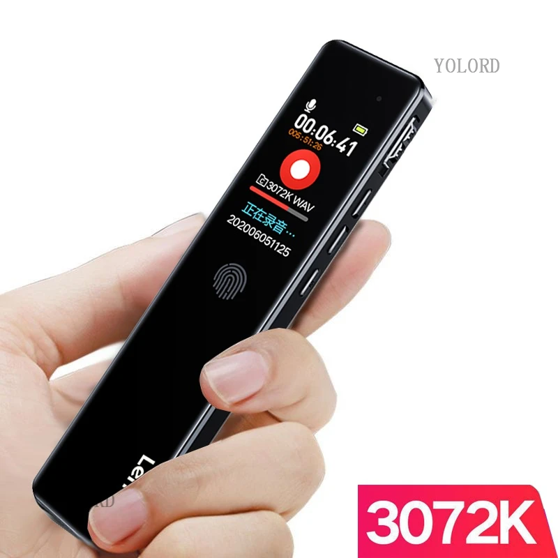 3072kbps Professional Audio Voice Recorder With Touch key and OLED display Digital HD Long distance MP3 Music Player
3072kbps Professional Audio Voice Recorder With Touch key and OLED display Digital HD Long distance MP3 Music Player