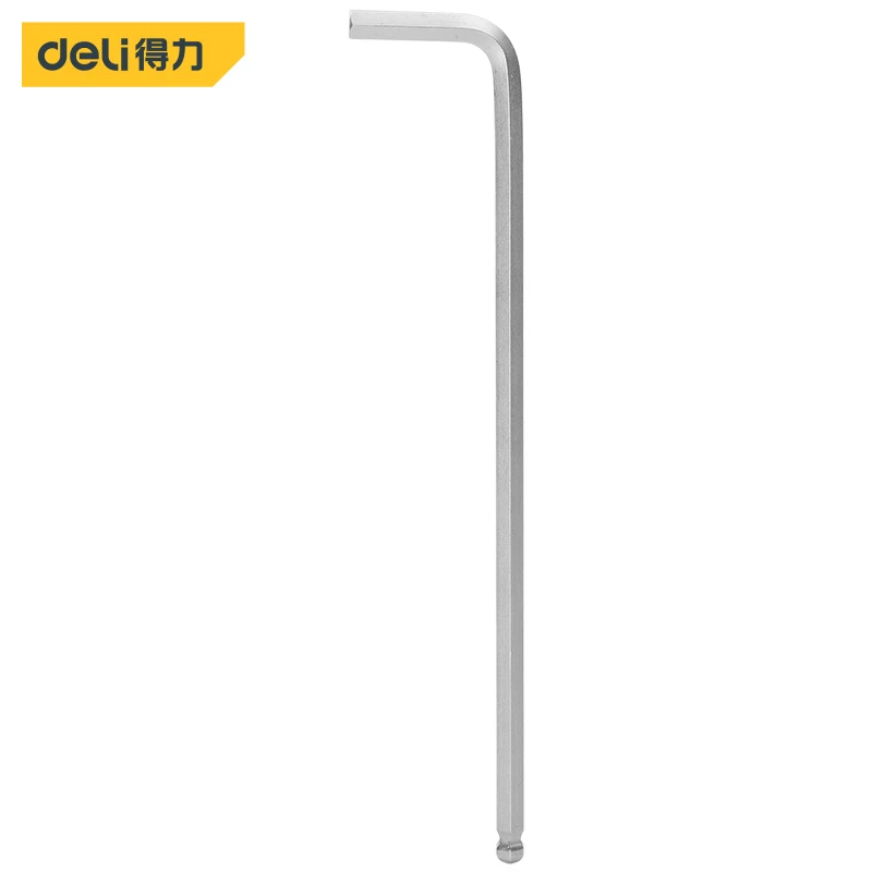 Deli 6Pcs/Set Durable Extend Ball End Hex Wrench Allen Key Hand Tool Metric Allen 6mm Hexagon Keys Double-End L-Type Hex Spanner
Deli 6Pcs/Set Durable Extend Ball End Hex Wrench Allen Key Hand Tool Metric Allen 6mm Hexagon Keys Double-End L-Type Hex Spanner