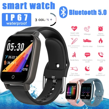 Smart Watch BT5.0 Health Tracker 1.3" Heart Rate Monitor Thermometer Watch Sleep Monitor for Android for iOS
Smart Watch BT5.0 Health Tracker 1.3" Heart Rate Monitor Thermometer Watch Sleep Monitor for Android for iOS