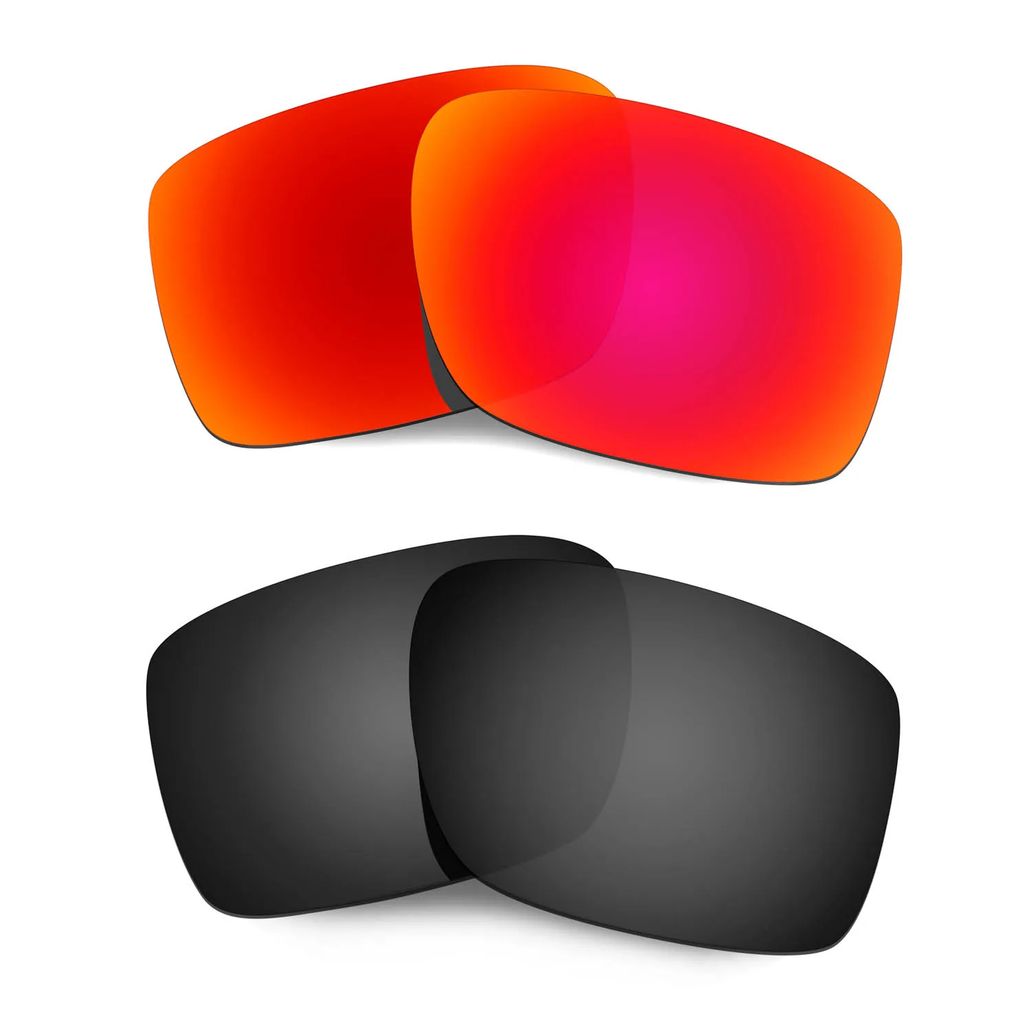 HKUCO For Double Edge Sunglasses Polarized Replacement Lenses - Red&Black 2 Pairs
HKUCO For Double Edge Sunglasses Polarized Replacement Lenses - Red&Black 2 Pairs