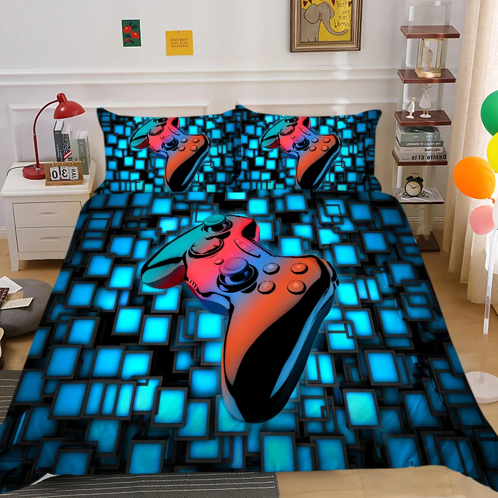 Fashion Bedding Set 2/3pcs 20 Patterns 3D Digital Gamer Printing Duvet Cover Sets 1 Quilt Cover + 1/2 Pillowcases US/EU/AU Size
Fashion Bedding Set 2/3pcs 20 Patterns 3D Digital Gamer Printing Duvet Cover Sets 1 Quilt Cover + 1/2 Pillowcases US/EU/AU Size
