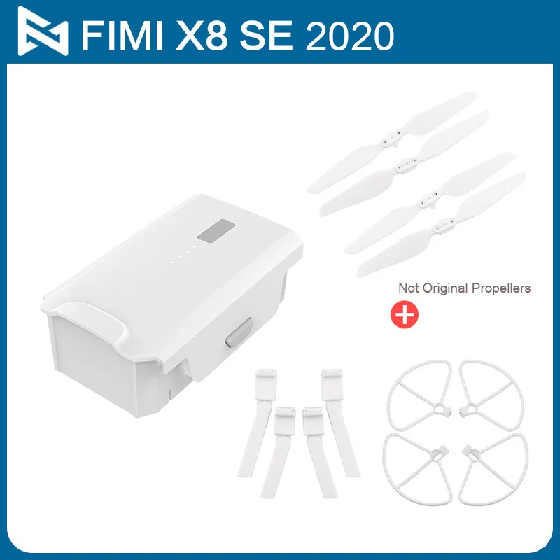 FIMI X8 SE Drone Battery / X8 SE 2020 Intelligent Battery 11.4V 4500MAH Drone With Foldable Propellers+ Guards for X8 SE Drones
FIMI X8 SE Drone Battery / X8 SE 2020 Intelligent Battery 11.4V 4500MAH Drone With Foldable Propellers+ Guards for X8 SE Drones