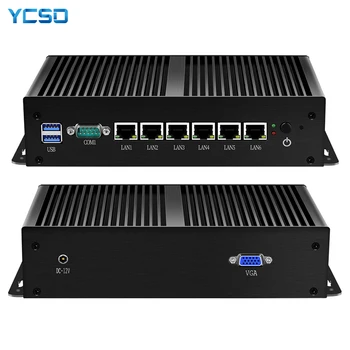 HLY 6*1000Mbps LAN Mini PC Intel Core i3 7100U Celeron 3955U 3855U Router Firewall Linux Windows 10 Fanless MiniPC Computer
HLY 6*1000Mbps LAN Mini PC Intel Core i3 7100U Celeron 3955U 3855U Router Firewall Linux Windows 10 Fanless MiniPC Computer