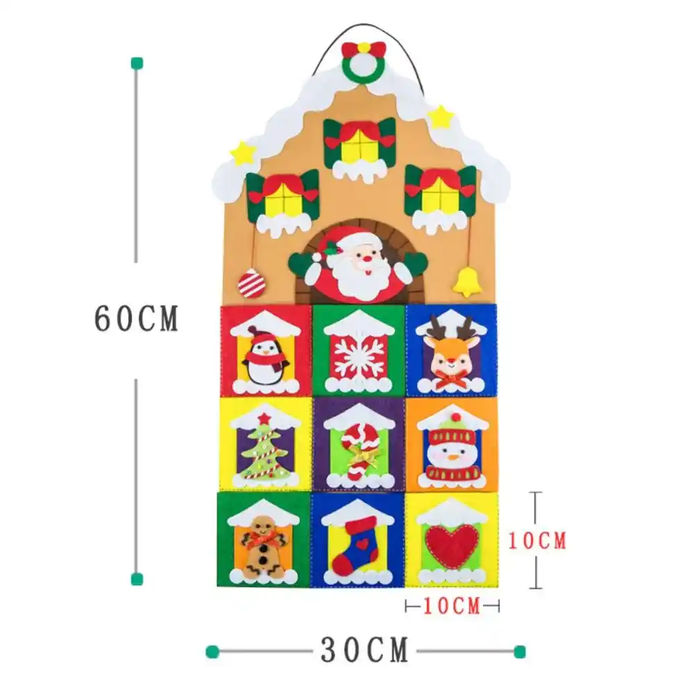 christmas diy felt stockings hanging bags non-woven handmade