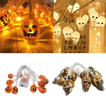1.5M Halloween LED Night Light String Pumpkins Skull Bat Spider Battery Powered for Halloween Party Home Garland Decoration
1.5M Halloween LED Night Light String Pumpkins Skull Bat Spider Battery Powered for Halloween Party Home Garland Decoration
