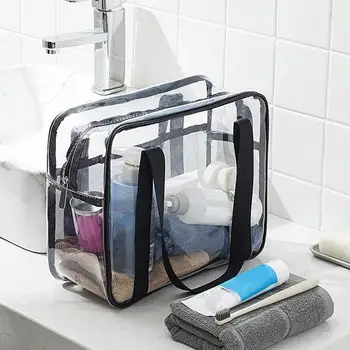 Storage PVC Organiser Wash Bag Makeup Cosmetic Clear Bag Transparent Portable Bathroom Toiletries Bag PVC Travel Bag Large
Storage PVC Organiser Wash Bag Makeup Cosmetic Clear Bag Transparent Portable Bathroom Toiletries Bag PVC Travel Bag Large