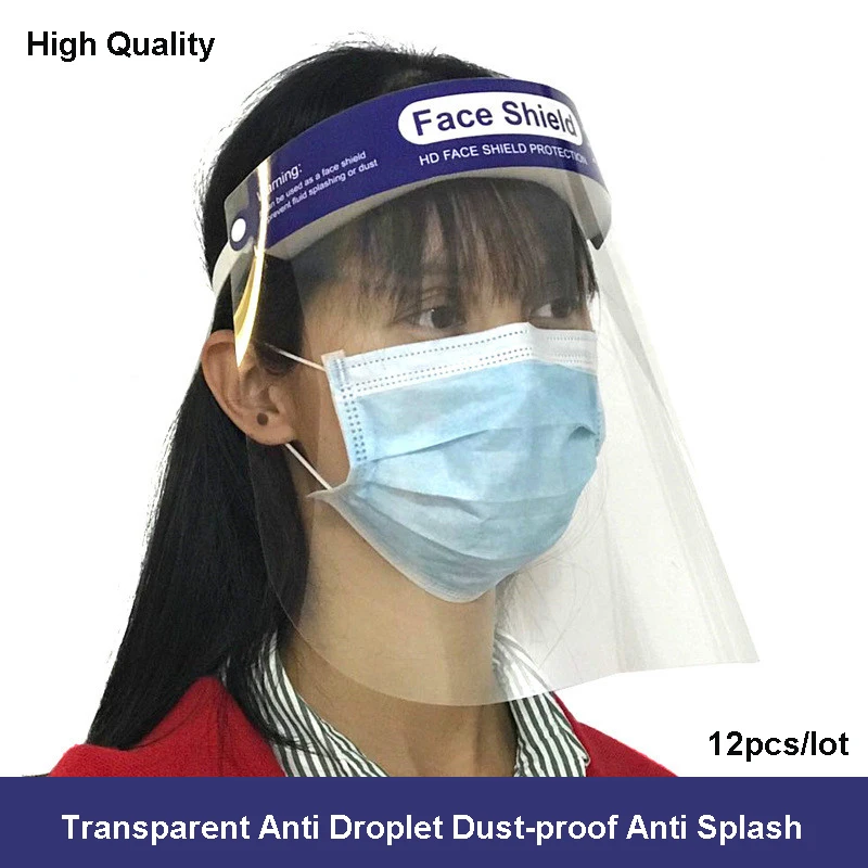 Face Shield Transparent Anti Droplet Dust-proof Protect Full Face Covering Mask Safety Protection Visor Shield Anti Splash Cover
Face Shield Transparent Anti Droplet Dust-proof Protect Full Face Covering Mask Safety Protection Visor Shield Anti Splash Cover
