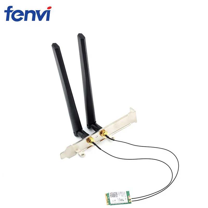 Dual band 2.4Gbps 802.11ax WiFi6 Desktop Kit AX200 Bluetooth 5.0 Wifi Card 2.4G/5Ghz MU-MIMO AX200NGW Adapter Antenna
Dual band 2.4Gbps 802.11ax WiFi6 Desktop Kit AX200 Bluetooth 5.0 Wifi Card 2.4G/5Ghz MU-MIMO AX200NGW Adapter Antenna
