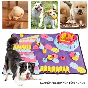 1PC Pet Dog Snuffle Mat Nose Training Sniffing Pad Pet Fun Toy Food Feeding Cushion Pet's Sniffing Toy Mat
1PC Pet Dog Snuffle Mat Nose Training Sniffing Pad Pet Fun Toy Food Feeding Cushion Pet's Sniffing Toy Mat