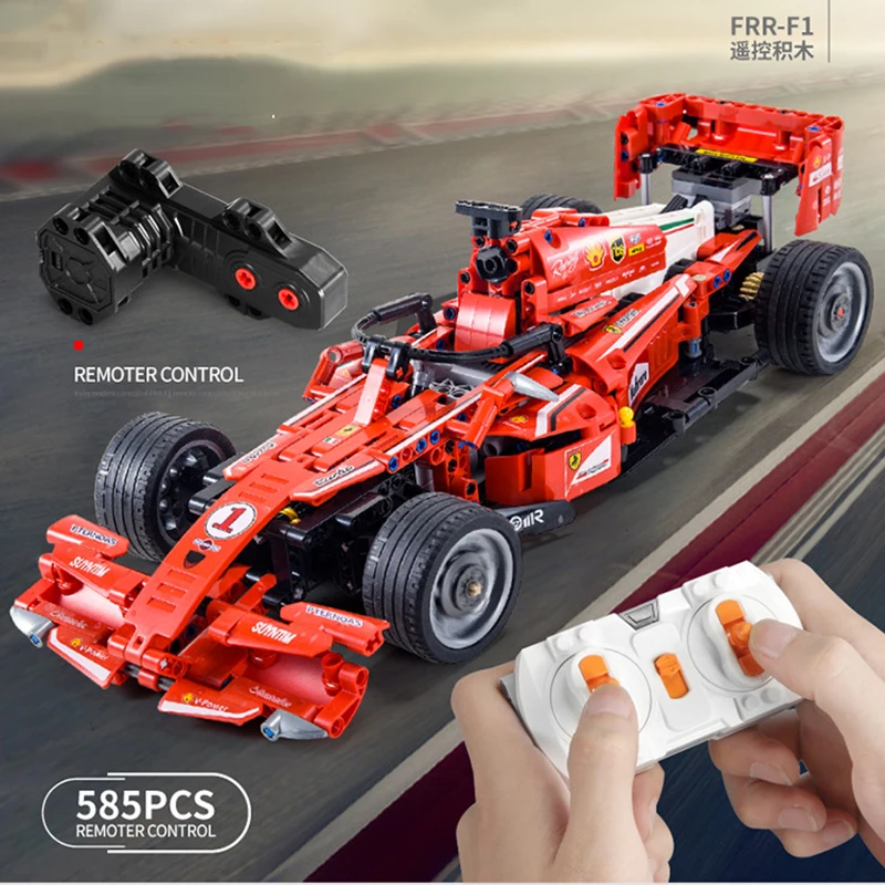585PCS City Champions Technic William F1 Racing Car Remote Control RC Electric speed Model Building Blocks Children Toy Gift
585PCS City Champions Technic William F1 Racing Car Remote Control RC Electric speed Model Building Blocks Children Toy Gift
