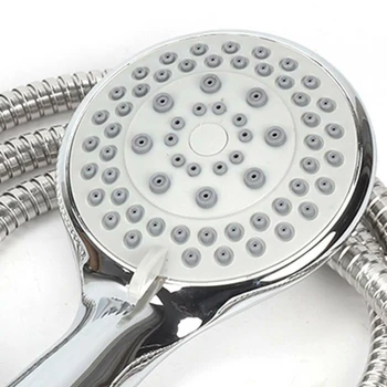 Chrome Shower head Anti-limescale Handset Hose pipe Spray Massage Rain 
Chrome Shower head Anti-limescale Handset Hose pipe Spray Massage Rain