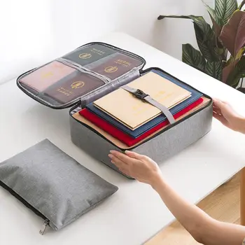 With Coded Lock Multi-functional Certificate Storage Bag Multi-layer Waterproof Document bag accessories pouch
With Coded Lock Multi-functional Certificate Storage Bag Multi-layer Waterproof Document bag accessories pouch