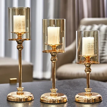 Outdoor Crystal Table Candle Holder Glass Stand Candle Holder Crystal Romantic Nordic Centro De Mesa Candlestick Glamour BA60ZT
Outdoor Crystal Table Candle Holder Glass Stand Candle Holder Crystal Romantic Nordic Centro De Mesa Candlestick Glamour BA60ZT