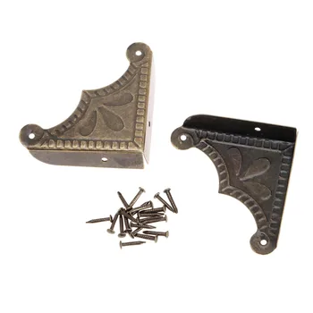 12Pcs Decorative Corner Brackets for Scrapbook Wooden Box Edge Cover Corner Protector Guard Antique Corner Chinese Crafts w/Nail 
12Pcs Decorative Corner Brackets for Scrapbook Wooden Box Edge Cover Corner Protector Guard Antique Corner Chinese Crafts w/Nail