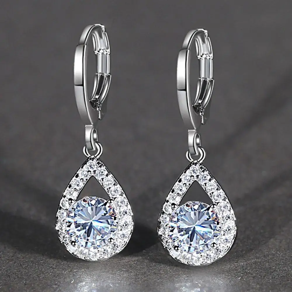 NPKDS Cute Female Water Drop Earrings Boho Zircon Stone Earrings Crystal Long Dangle Earrings for Women
NPKDS Cute Female Water Drop Earrings Boho Zircon Stone Earrings Crystal Long Dangle Earrings for Women