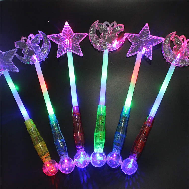 Shining Cutie Moon Rod Flash Fairy Magic Wand LED Colorful Flash Projection Rod Concert Stall Night Market Toy
Shining Cutie Moon Rod Flash Fairy Magic Wand LED Colorful Flash Projection Rod Concert Stall Night Market Toy