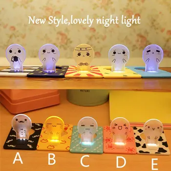 Mini Wallet Pocket Credit Card Size Portable LED Night Light Bulbs Cute Paper Card Flashlight Funny Face Expression Lamp
Mini Wallet Pocket Credit Card Size Portable LED Night Light Bulbs Cute Paper Card Flashlight Funny Face Expression Lamp