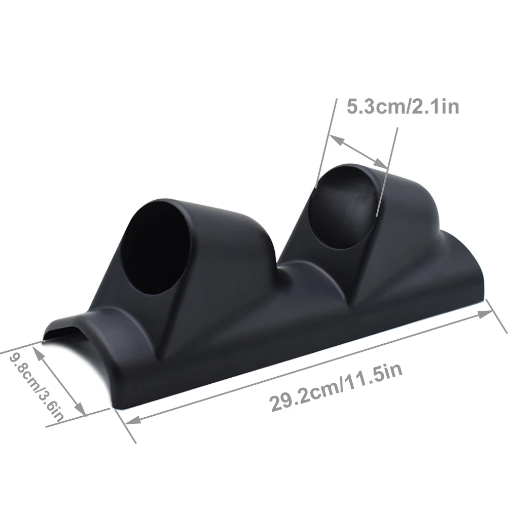 Almencla Universal Meter Mounting Car Double Gauge Holder Pillar Pod 2 Inch 52mm