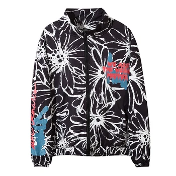 Autumn Men Darkstyle Retro Flower Print Hip Hop Jackets Unisex 2020 Harajuku Streewear Loose Zipper Windbreaker Jackets thin 
Autumn Men Darkstyle Retro Flower Print Hip Hop Jackets Unisex 2020 Harajuku Streewear Loose Zipper Windbreaker Jackets thin