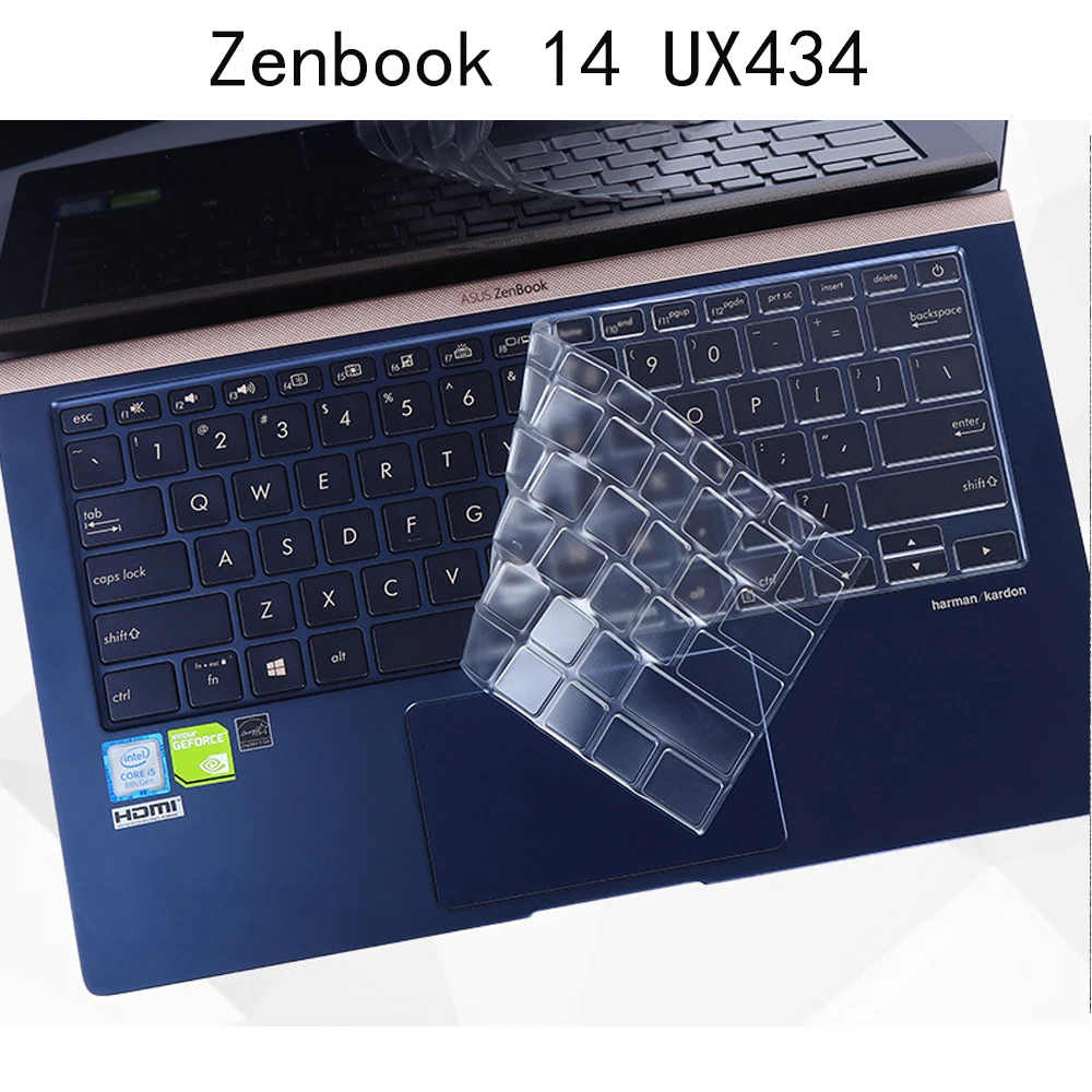 Keyboard Silicon Cover anti-dust for ASUS zenbook UX434 UX434FL UX431 UX431FN/FA UX392 UX392FN 14 inch clear film sung fit TPU
Keyboard Silicon Cover anti-dust for ASUS zenbook UX434 UX434FL UX431 UX431FN/FA UX392 UX392FN 14 inch clear film sung fit TPU