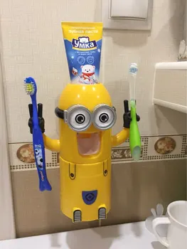 Cute Children Toothbrush Holder Auto Toothpaste Dispenser Set Toothpaste Tube Squeezers Kids Bathroom Accessories
Cute Children Toothbrush Holder Auto Toothpaste Dispenser Set Toothpaste Tube Squeezers Kids Bathroom Accessories