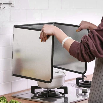 Foldable Kitchen Oil Splash Guard for Wall Block Cover, Galvanized Board Plate Prevent Oil Splash Cooking Hot Baffle Oil Paper C
Foldable Kitchen Oil Splash Guard for Wall Block Cover, Galvanized Board Plate Prevent Oil Splash Cooking Hot Baffle Oil Paper C
