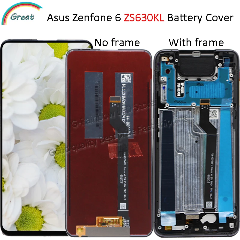 6 4 ''для ASUS Zenfone ZS630KL LCD I01WD дисплей сенсорный экран дигитайзер сенсор в сборе для
