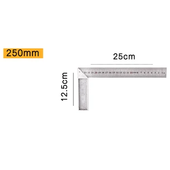 Hot Selling Square Metal Steel Engineer/Carpenter Wood Measuring Right Angle Ruler Durable
Hot Selling Square Metal Steel Engineer/Carpenter Wood Measuring Right Angle Ruler Durable