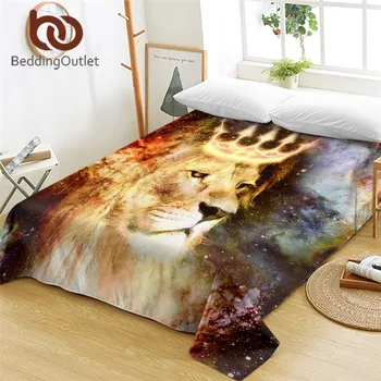 BeddingOutlet Lion King Bed Sheet Universe Cosmic Flat Sheet Animal with Crown Bedspreads 1-PC 3d Print drap de lit Dropship 
BeddingOutlet Lion King Bed Sheet Universe Cosmic Flat Sheet Animal with Crown Bedspreads 1-PC 3d Print drap de lit Dropship