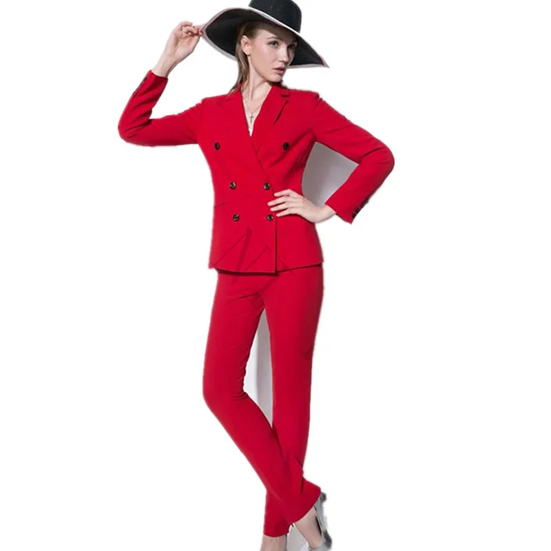 Custom Red Women Tuxedos Shawl Lapel Suits For Women Double Breasted Formal Office Uniform Style Slim Business Women Suits
Custom Red Women Tuxedos Shawl Lapel Suits For Women Double Breasted Formal Office Uniform Style Slim Business Women Suits