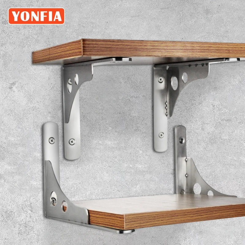 YONFIA 9007 4PCS Wall Mounted Shelf Bracket Stainless Steel Triangle Brackets Bench Table Shelf Bracket Furniture Hardware DIY
YONFIA 9007 4PCS Wall Mounted Shelf Bracket Stainless Steel Triangle Brackets Bench Table Shelf Bracket Furniture Hardware DIY
