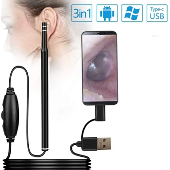 Upgraded Visual Ear Camera HD Ear Endoscope With Earwax Cleaning Tool USB Otoscope-Ear Scope Camera 
Upgraded Visual Ear Camera HD Ear Endoscope With Earwax Cleaning Tool USB Otoscope-Ear Scope Camera