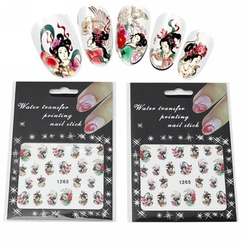 2 Sheets Nail Art Orient China Style Geisha Girl Nail Sticker Water Transfer Decals Manicure Wraps DIY Decorations S02
2 Sheets Nail Art Orient China Style Geisha Girl Nail Sticker Water Transfer Decals Manicure Wraps DIY Decorations S02