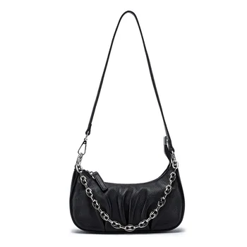 Elegant Vintage Fashion Cloud Bags Casual Women Totes Shoulder Bags Female Genuine Leather Solid Color Chain Baguette Handbag
Elegant Vintage Fashion Cloud Bags Casual Women Totes Shoulder Bags Female Genuine Leather Solid Color Chain Baguette Handbag